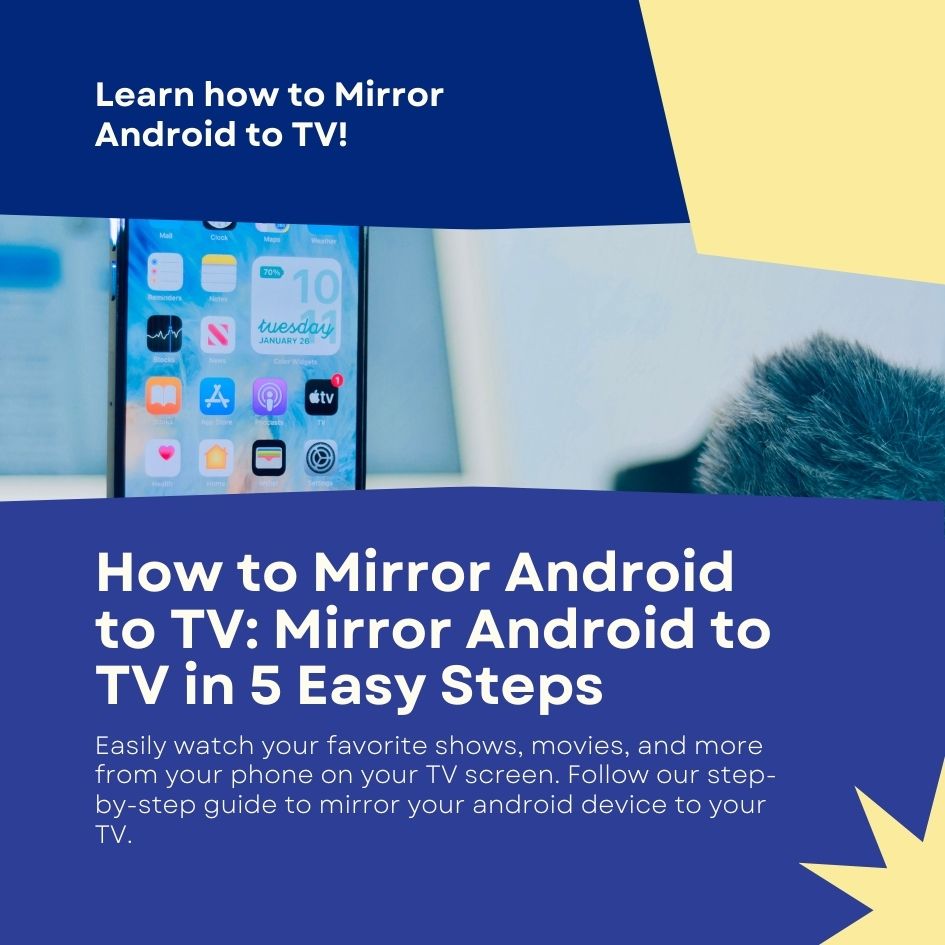 how to mirror android to tv