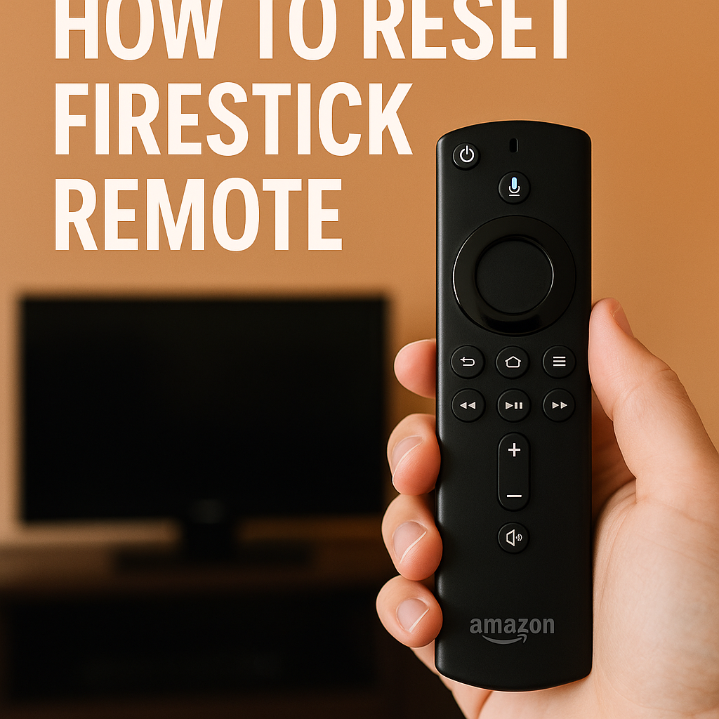 Reset Firestick Remote (2025) – Easy Step-by-Step Guide Reset Firestick Remote (2025) – Easy Step-by-Step Guide